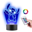 Nočná lampa Lilo and Stitch 16 farieb LED PLEXIDO