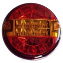 KRUHOVÉ ZADNÉ SVETLO HAMBURGER 24 LED 12/24V 3 FUNKCIE L2203