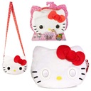 PEŇAŽENKA ZVIERATÁ INTERAKTÍVNA TAŠKA HELLO KITTY S OČKAMI Zips ZVUKY 5+