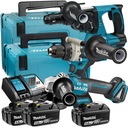 Sada Makita DLX3157TJ DGA506 + DHR243 + DDF486