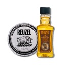 Reuzel Concrete Hold Matte pasta na vlasy 113g + Reuzel Grooming Tonic 100