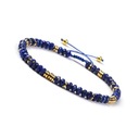 Dámsky náramok z prírodného kameňa Lapis lazuli 3 x 4 mm