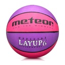 Basketbalová lopta METEOR LAYUP Pink/Purple 6