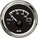 VOLTMETER/INDIKÁTOR NAPÄTIA 8-16 ČIERNA PRE LOĎ