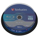 VERBATIM BD-R DL BLU-RAY 50 GB 6X DVOJVRSTVÁ TORTA