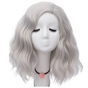 SIWA šedý glam rockový cosplay WIG 40 cm anime