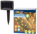 SOLÁRNE LAMPY DRÔTOVÉ 150 LED NA BALKON TERASU 15 m HIT 150 LED