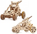 Mini Drevené 3D puzzle Buggy, jazdný model, 80 dielikov