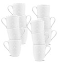 LÍBENÝ MARAKÉŠ BIELY 12x HRNČEK 350 ML PORCELÁN