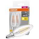 LED žiarovka E14 4W = 40W 2700K FILAMENT OSRAM 2PAK