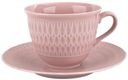 Šálka ​​+ podšálka 250ml/16 cm Sofia Pink