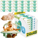 PAMPERS AQUA WIPES 24X48 1152 ks VEĽKÁ SADA MOISTURIZED PURE HARMONIE