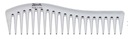 Janeke Comb Silver Wide Teeth CR805