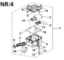 FILTER SPOLOČNÉHO KRYTU Quad DAELIM ET 300cc OEM!