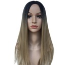 Dámska parochňa do vlasov BLACK BLONDE dlhá 60 cm