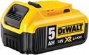 XR LI-ION BATÉRIA 18V 5,0Ah DEWALT DCB184