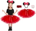 OUTFIT MINNIE MOUSE MICKEY KOSTÝM TUTU SUKŇA ČELENKA 146/152