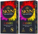 SKYN SENSES mix kondómy zvyšujúce orgazmus s cvočkami 10 ks.