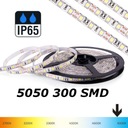 LED pás 5050 300 IP65 VODEODOLNÝ STUDENÁ BIELA