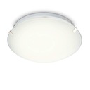 LED stropné svietidlo - BIELA ​​- SKLO - 30cm - CHODBA - WC