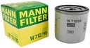 MANN OLEJOVÝ FILTER SKODA RAPID 1,0 1,2 1,4 TSI