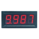 Montážny voltmeter 0,56'' 0-100V 4 číslice červené