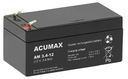 AGM ACUMAX AM 3,4 Ah 12V BATÉRIOVÉ AUTÍČKO