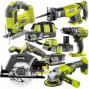 RYOBI COMBO SET 5 NÁRADIA 18V 3xAKUMULÁTOR +vrecko