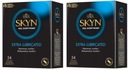 48x SKYN EXTRA MOISTURED kondómy bez latexu