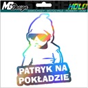 Nálepka na okno PATRYK ON BOARD HOLOGRAM