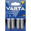 4x LÍTIOVÁ BATÉRIA VARTA PROFESSIONAL AA LR6