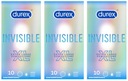 DUREX INVISIBLE XL kondómy, zväčšené, 30 ks