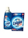 Calgon Set Gél do pračky 1,5L + Čistiaci prášok 1kg Modrý