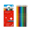 Pastelky Caran d'Ache Swisscolor Aquarelle, 12 farieb