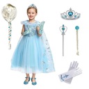 ELSA ŠATY FROZEN ELSA OUTFIT 116-122 PROM