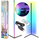 GRUNDIG RGB HUDOBNÝ SENZOR LED ROHOVÁ STOJNÁ LAMPA 140cm USB C + DIAĽK.