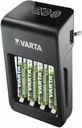 PÔDA. Varta LCD PLUG CHARGER+ PLUS 57687 +4xR6 2100