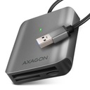 Čítačka pamäťových kariet AXAGON CRE-S3 USB 3.0, šedá