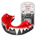 Opro Platinum chránič úst Black White Red