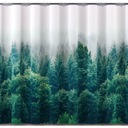 Potlačený voálový záves Forest s páskou 300x150cm