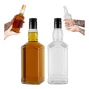 10x DANIELS sklenené fľaše 700 ml na likéry Whisky Brandy 0,7L 700ml