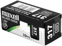 10x MAXELL STRIEBORNÁ BATÉRIA SR 516 SW 317 SR62 566