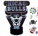 Stolná lampa Chicago Bulls NBA 16 LED PLEXIDO