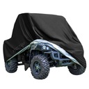 VEĽKÝ KRYT PRE ŠTVORKOĽKOVÉ ATV TRAKTOROVÉ KOSAČKY 251x124x84 ČIERNA XXXL