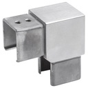 Ohyb spojky 90° vertikálny H30mm 40x40mm, inox