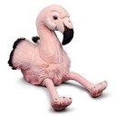 Realistický maskot Plyšový RUŽOVÝ FLAMINGO 25cm