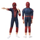 OUTFITS SPIDERMAN SVALY JEDNORÁZOVÝ KOSTÝM 110/122 VEĽKOSŤ M MASKA