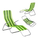 Skladacie plážové kreslo GARDEN Lounger SOLID