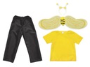 BEE OUTFIT PANTS WINGS 116-128 4 ks