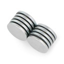 Guľatý neodýmový magnet Calamit N35/Zn 18x2mm x10